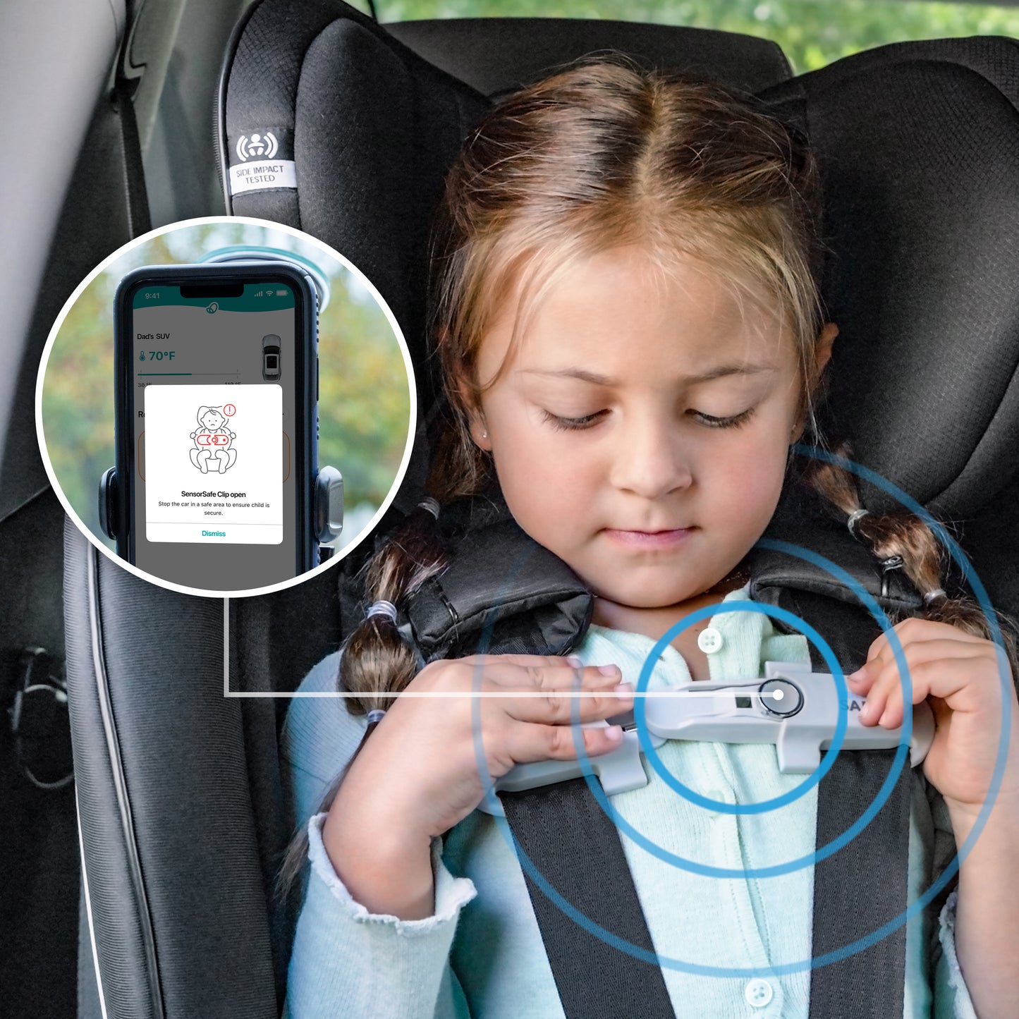 Revolve360 Extend All-in-One Rotational Car Seat with SensorSafe