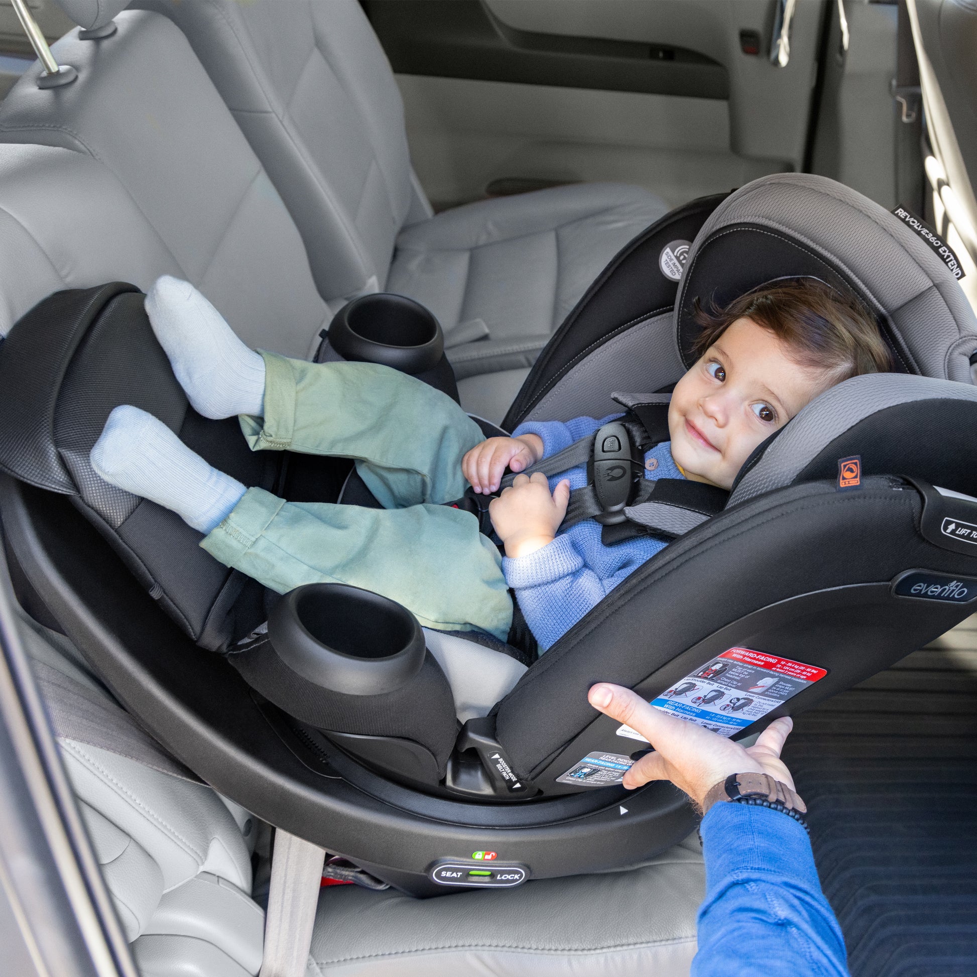 Evenflo car seat weight limit Clearance