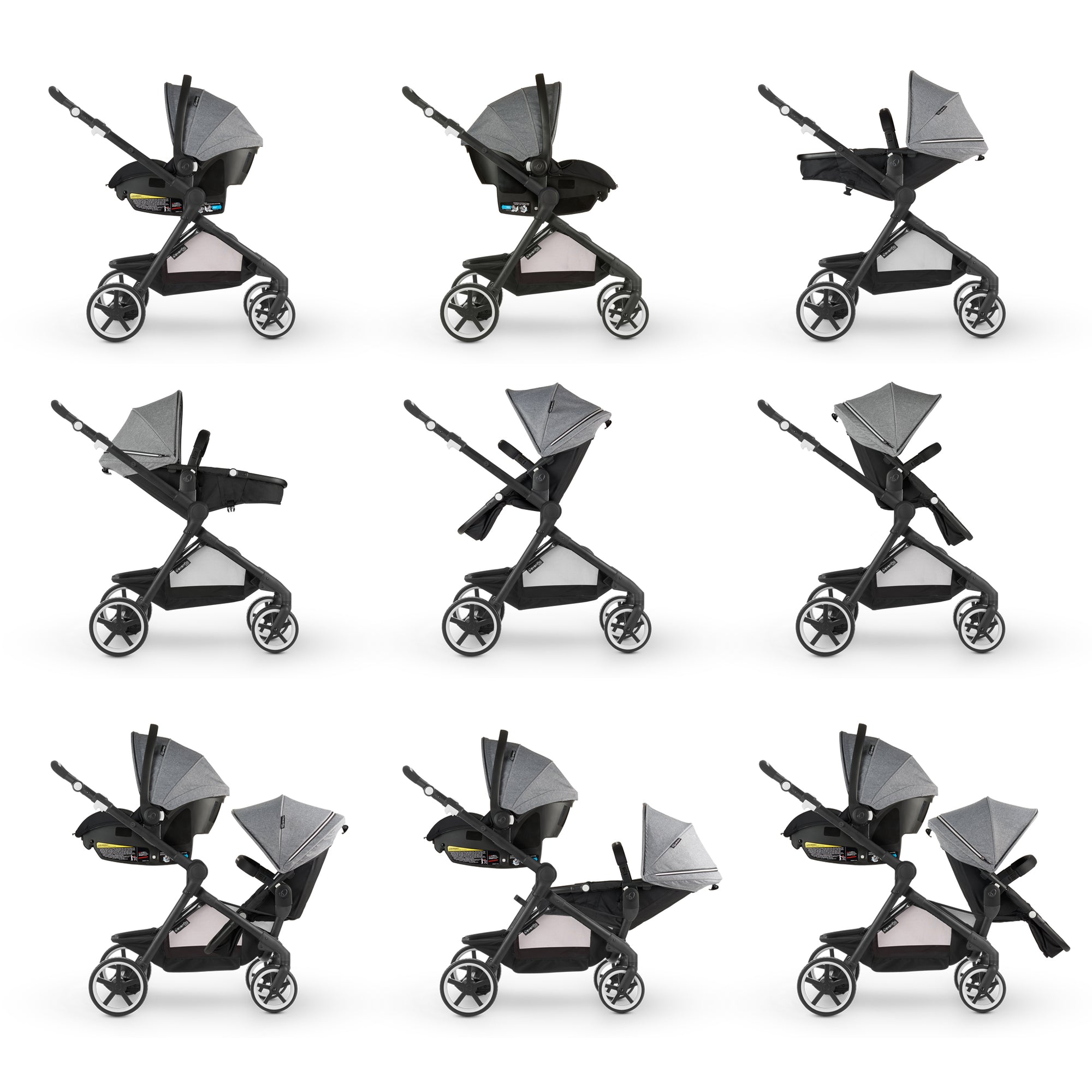 Evenflo® Gold Pivot Xpand Travel System with SecureMax Infant Car Seat