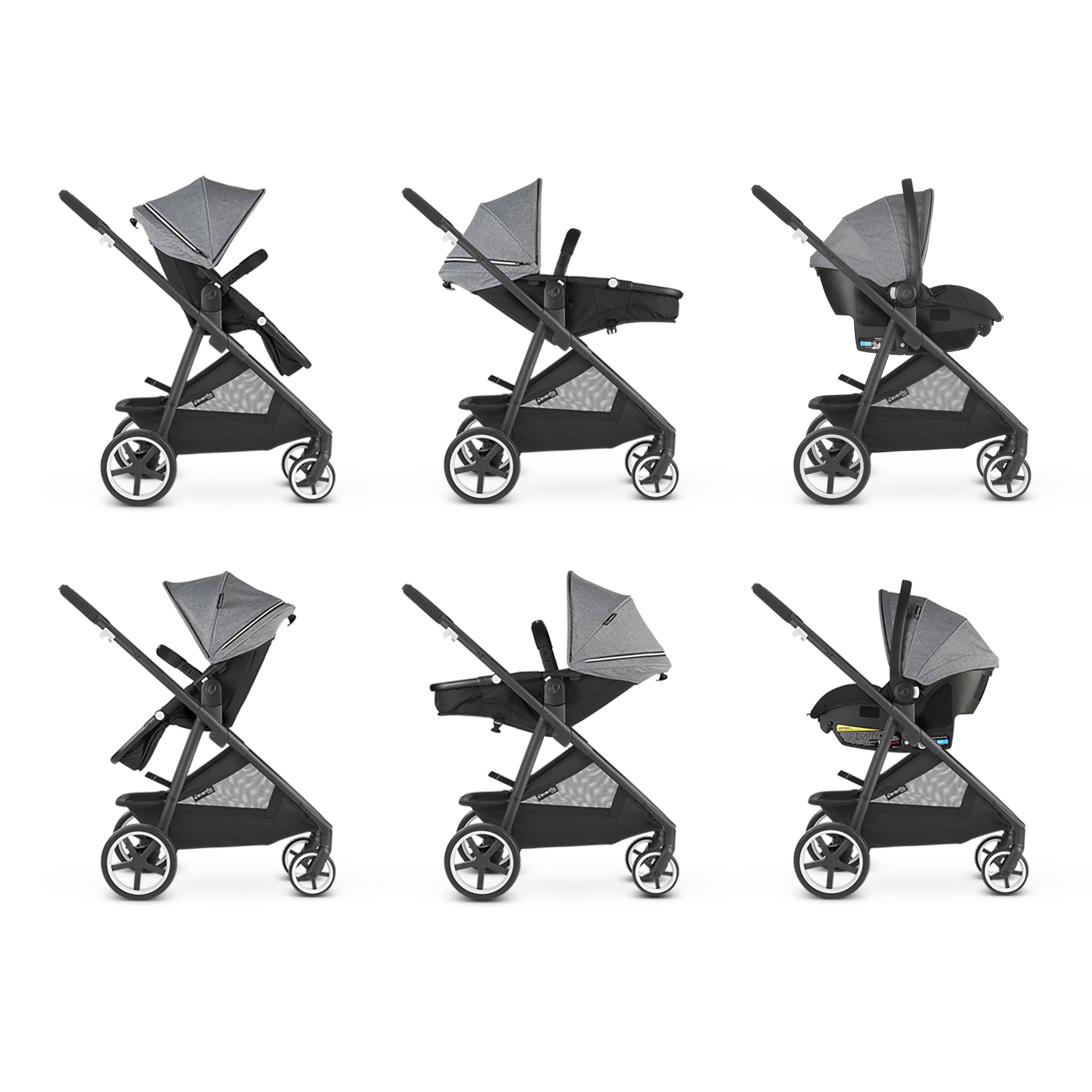 Evenflo gold sensorsafe shyft smart modular travel system with securemax smart infant car seat sale