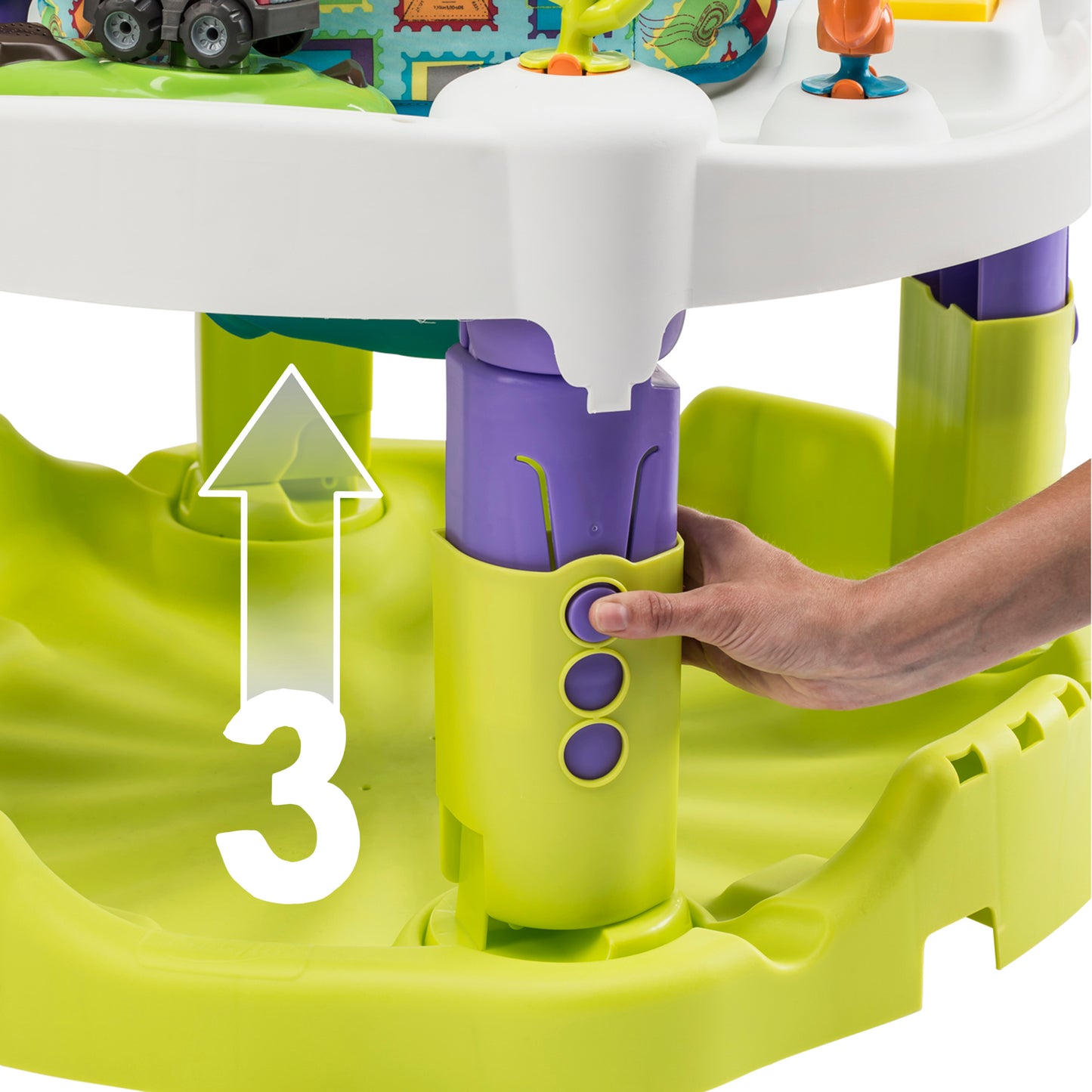 World Explorer Triple Fun+ Bouncing Activity Saucer