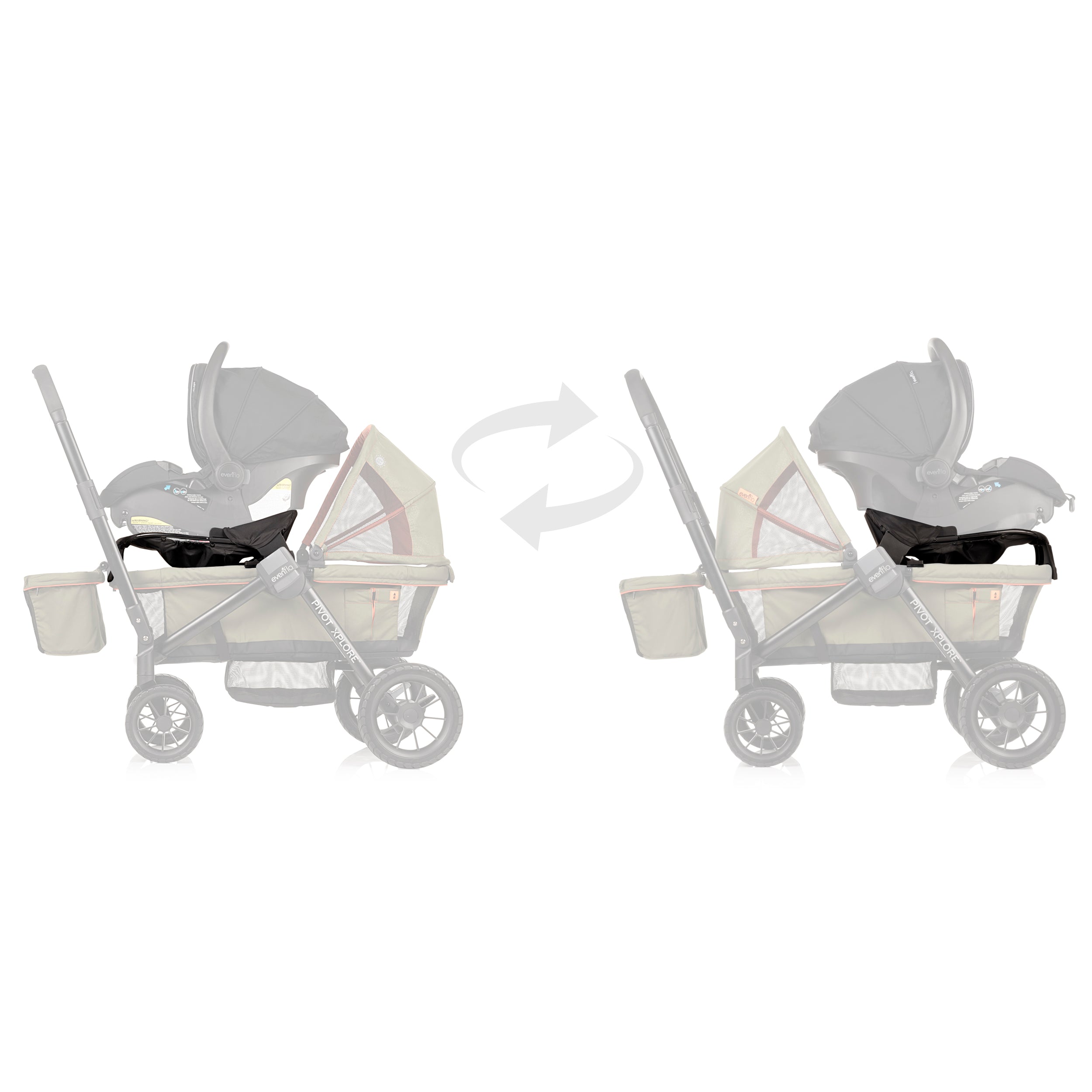 Pivot Xplore Infant Car Seat Adapter Evenflo® Official Site