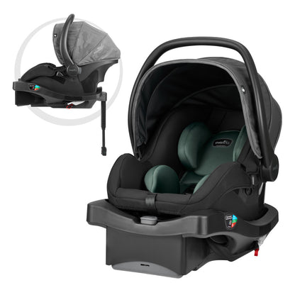 LiteMax DLX Infant Car Seat with SafeZone Load Leg Base