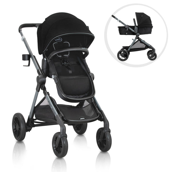 double stroller evenflo Evenflo Pivot Xpand Modular Stroller (Ayrshire Black)