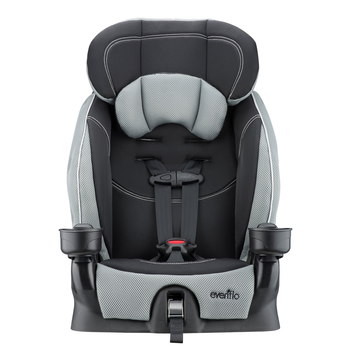 Evenflo Chase LX 2-In-1 Booster Car Seat in Jameson Gray
