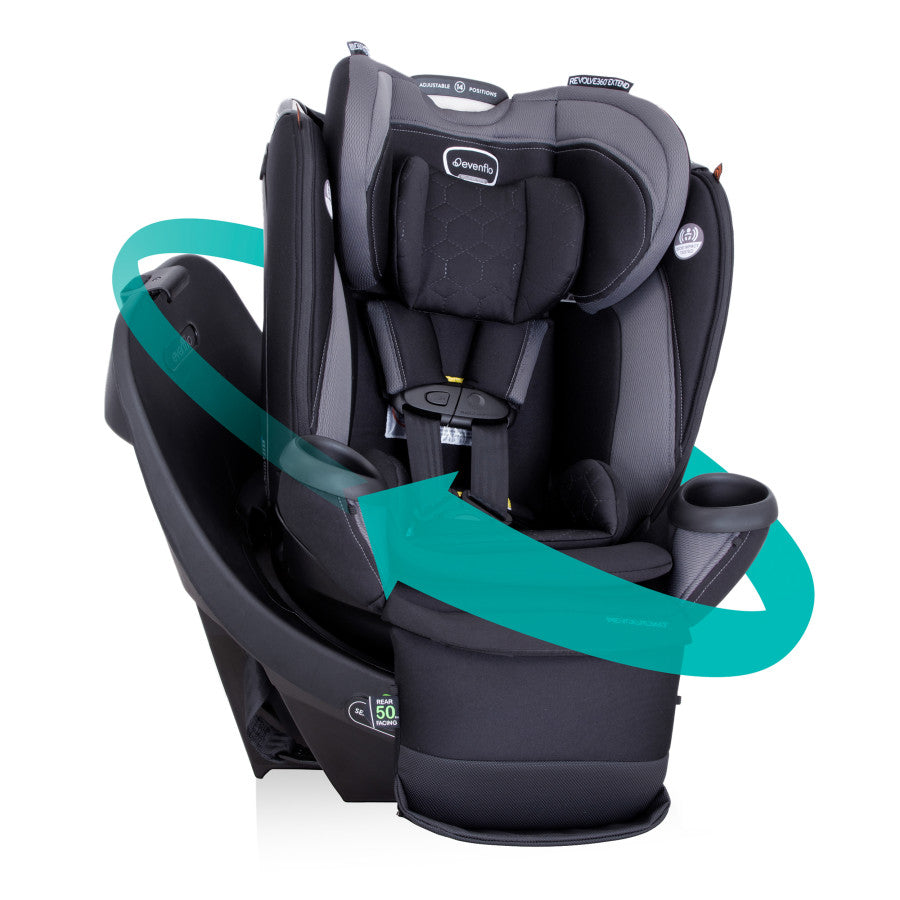 Revolve360 Extend Rotational All-in-One Convertible Car Seat with Quick Clean Cover