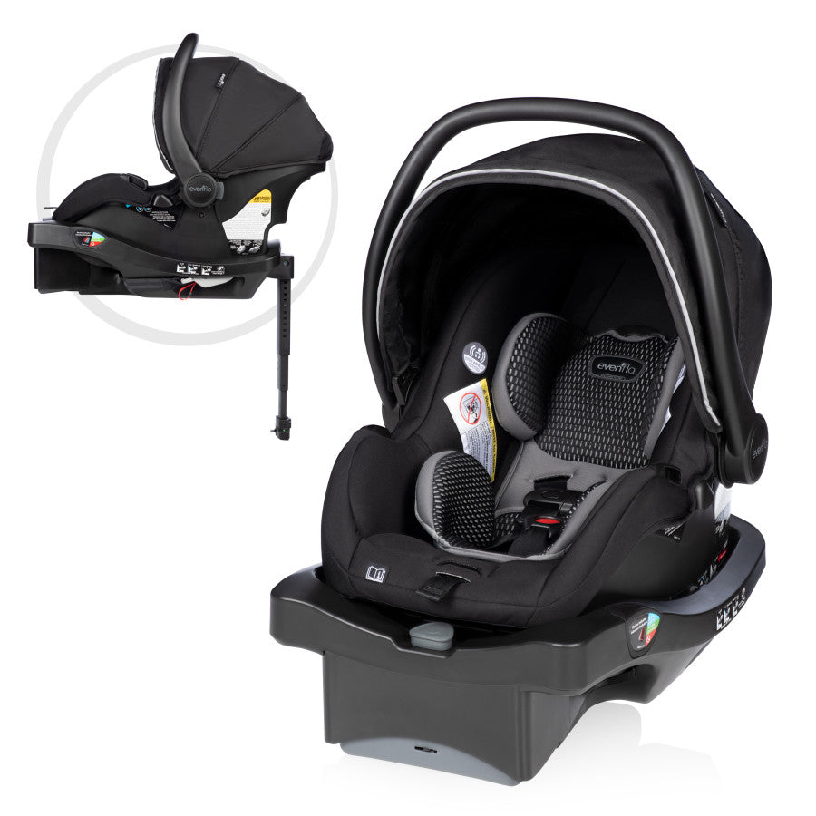 LiteMax DLX Infant Car Seat with SafeZone Load Leg Base Evenflo