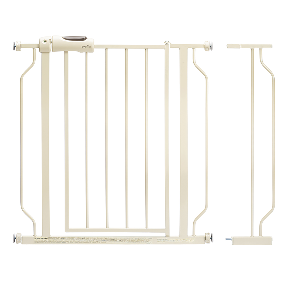 White Easy Walk Thru Baby Gate Evenflo Official Site