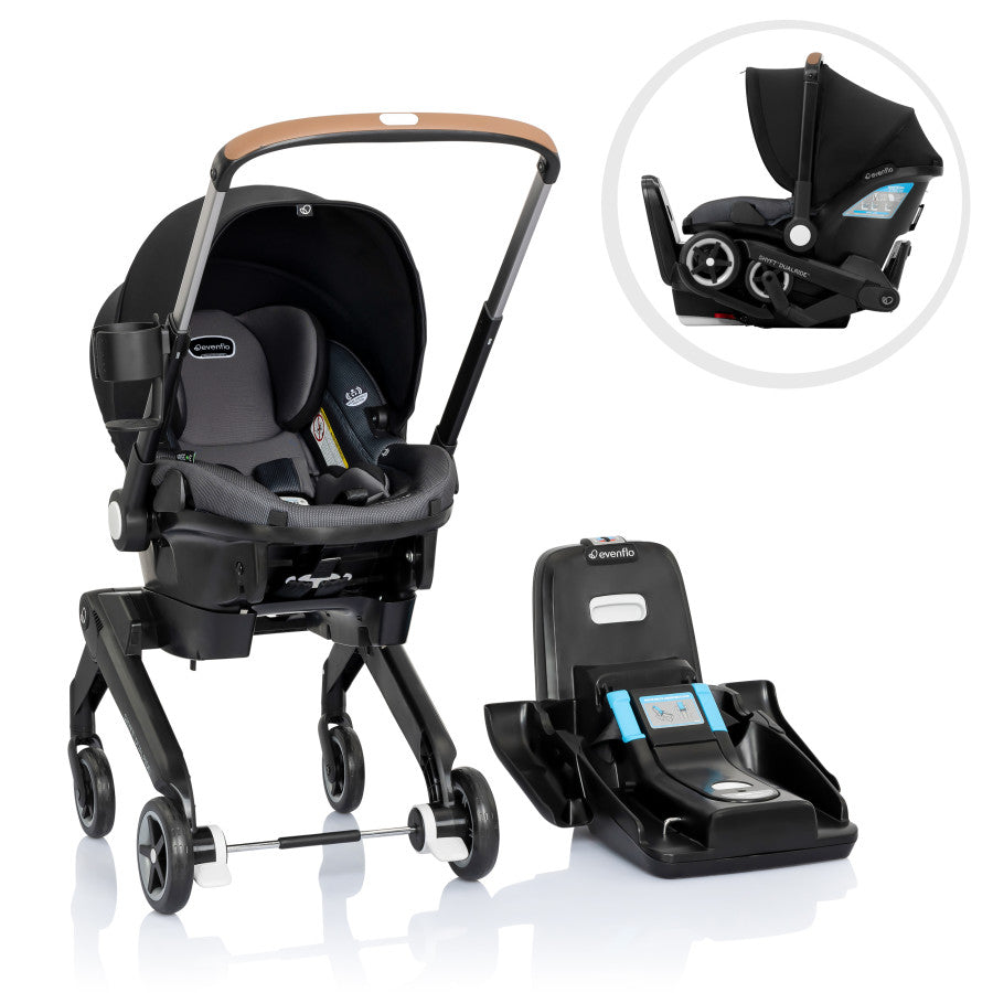 Shyft DualRide Infant Car Seat Stroller Combo with Carryall Storage