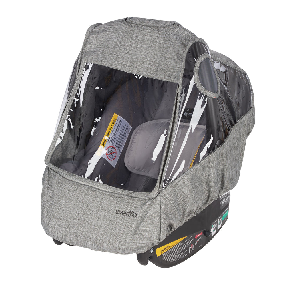 evenflo pivot rain cover Evenflo Infant Car Seat Weather Shield, Rain Cover, Ventilated Panels (Gray Melange)